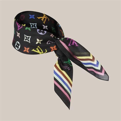 louis vuitton hair band|louis vuitton monogram bandana.